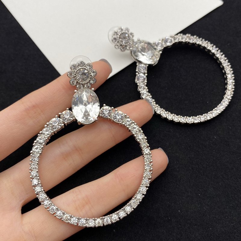 Серьги Miu Miu Circle Shaped "Silver" фото № 4