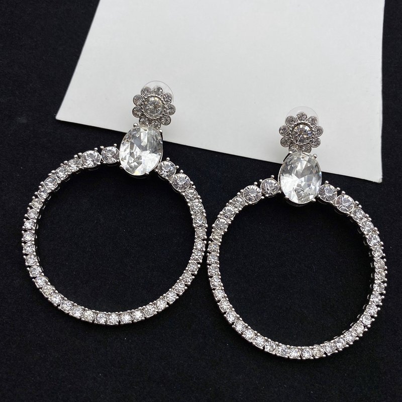 Серьги Miu Miu Circle Shaped "Silver" фото № 6