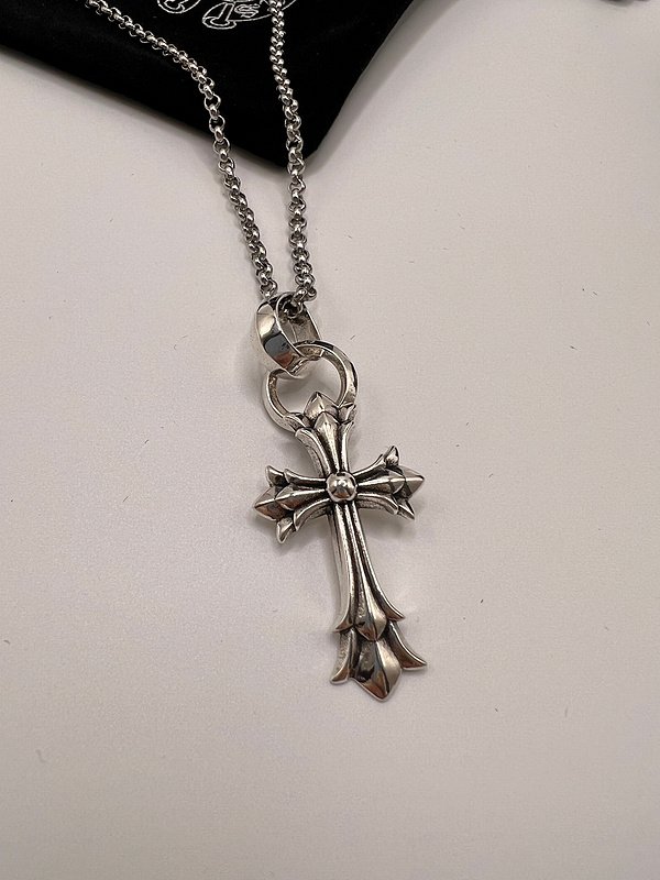 Подвеска Chrome Hearts Designer - With Cross "Silver" фото № 2