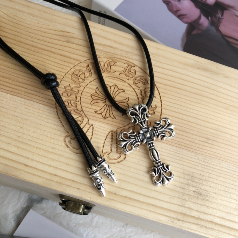 Подвеска Chrome Hearts 1991 Patterned Cross "Silver" фото № 5