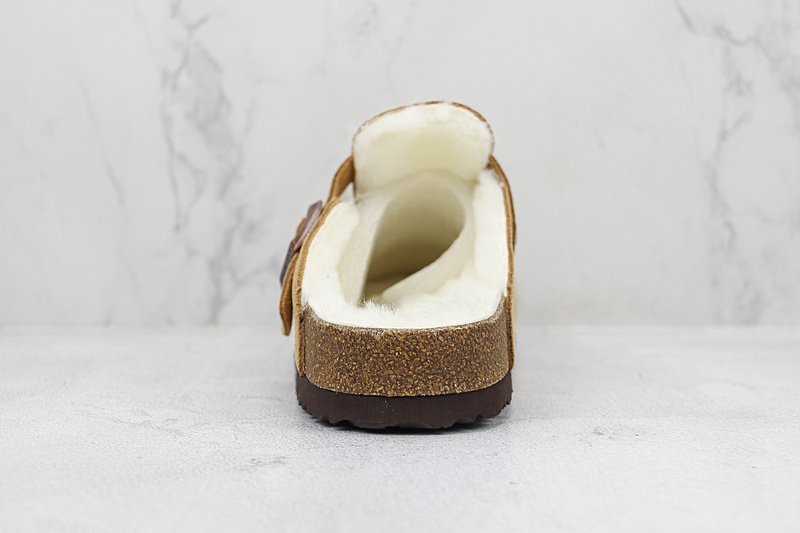 Birkenstock Boston Shearling "Cognac" фото № 9