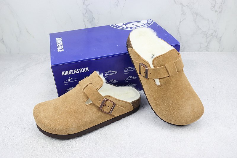 Birkenstock Boston Shearling "Cognac" фото № 7