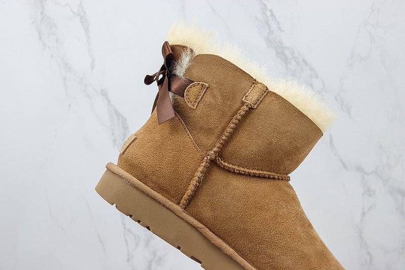 UGG Bailey Bow Mini "Beige" фото № 3