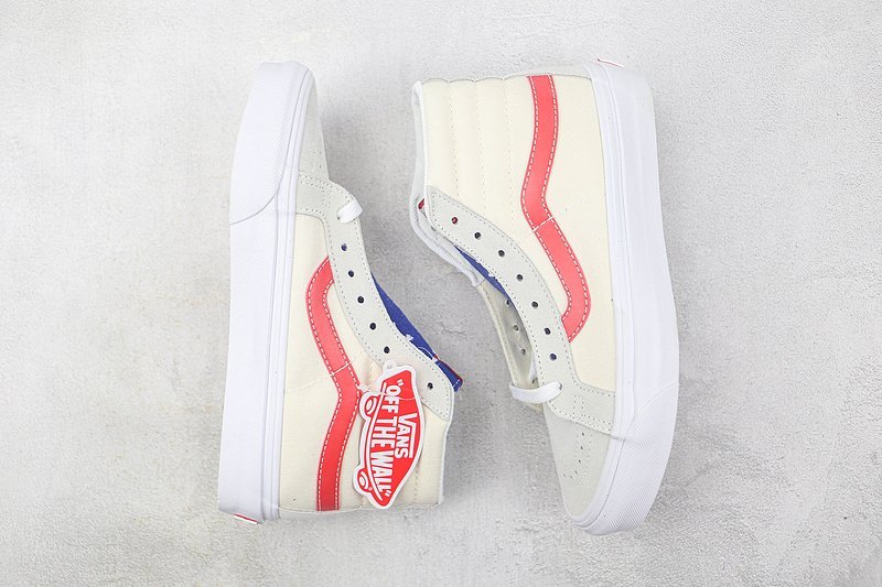 Vans SK8-Hi "Light Grey/Yellow/Blue/Pink" фото № 6