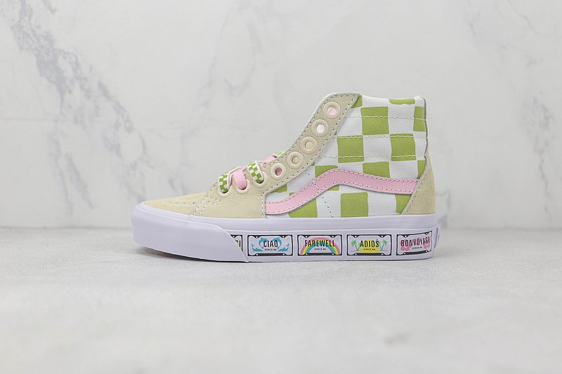 Emma Mulholland On Holiday x Vans SK8-Hi "Green/Pink/White" фото № 2