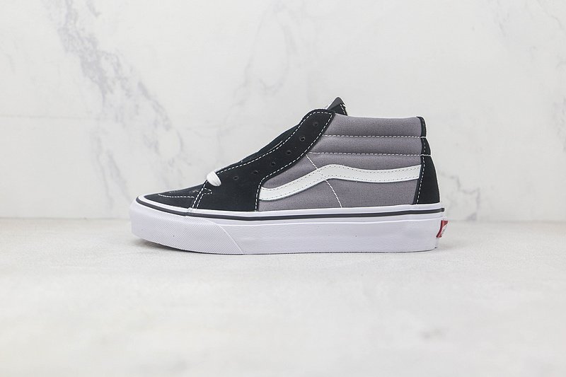 Vans SK8-Mid "Black/Grey/White" фото № 2
