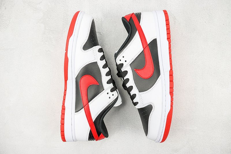 Nike SB Dunk Low "White/Black/University Red" фото № 7