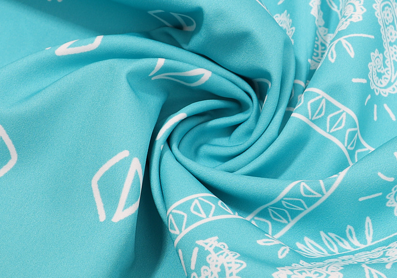 Рубашка Burberry Short Sleeve Paisley "Blue" фото № 5