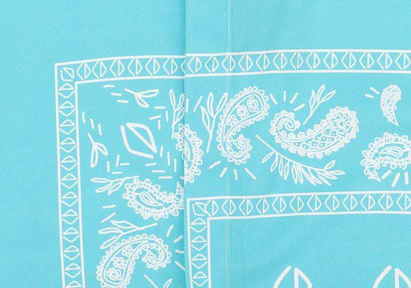 Рубашка Burberry Short Sleeve Paisley "Blue" фото № 8