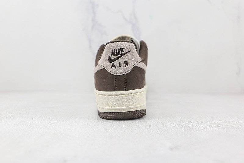 Nike Air Force 1 07 Low "White/Mocha/Brown" фото № 9