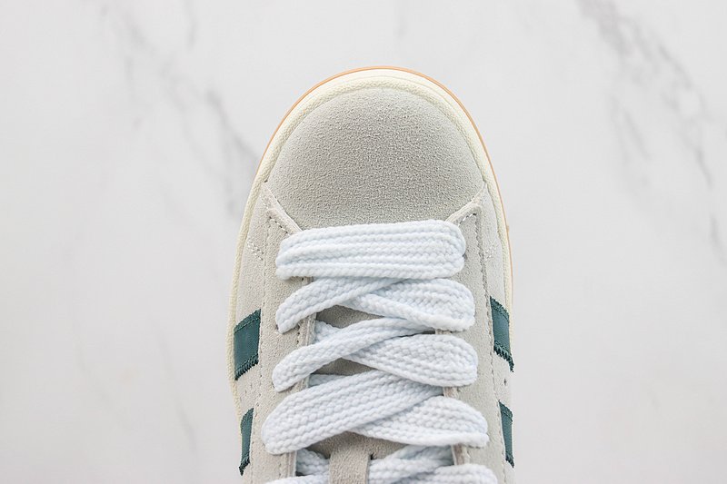 Adidas Campus 00s "Crystal White/Dark Green" фото № 4