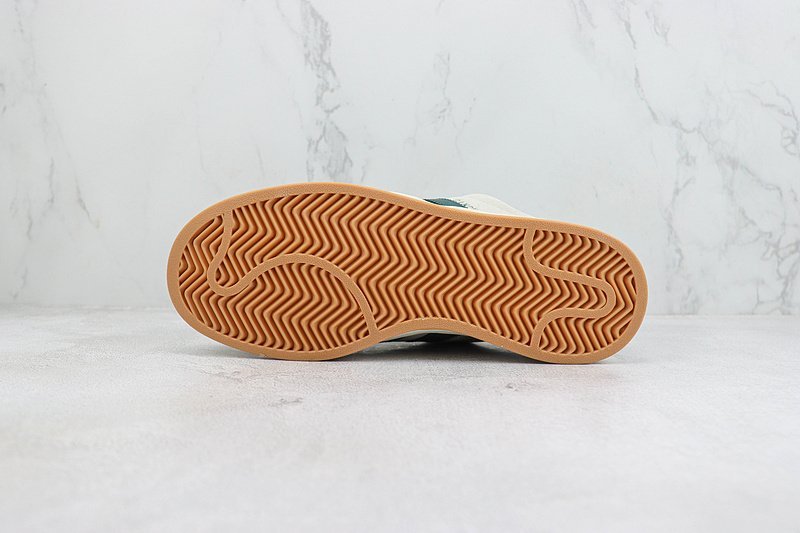 Adidas Campus 00s "Crystal White/Dark Green" фото № 8