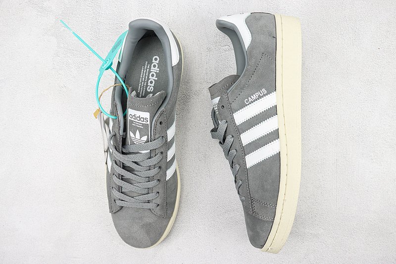 Adidas Campus 80s "White/Grey" фото № 6