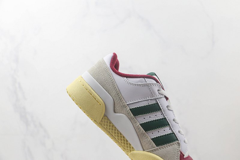 Adidas Forum 84 Low "White/Green/Red" фото № 4