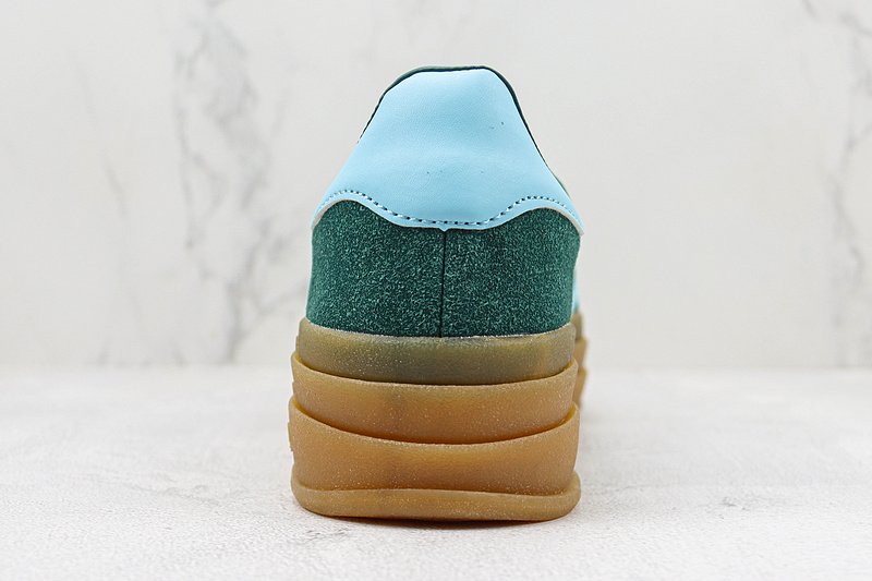 Adidas Gazelle Bold "Collegiate Green/Blue" фото № 9