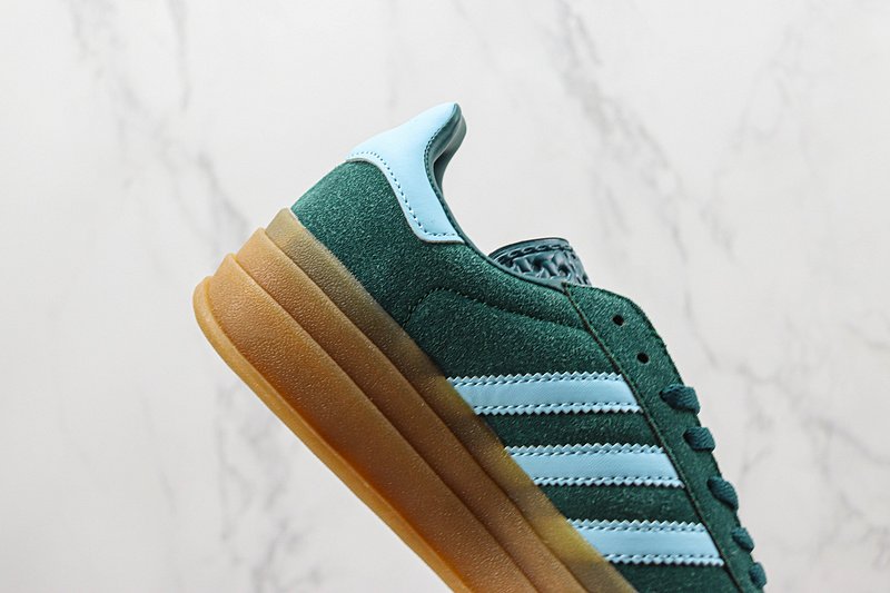 Adidas Gazelle Bold "Collegiate Green/Blue" фото № 3