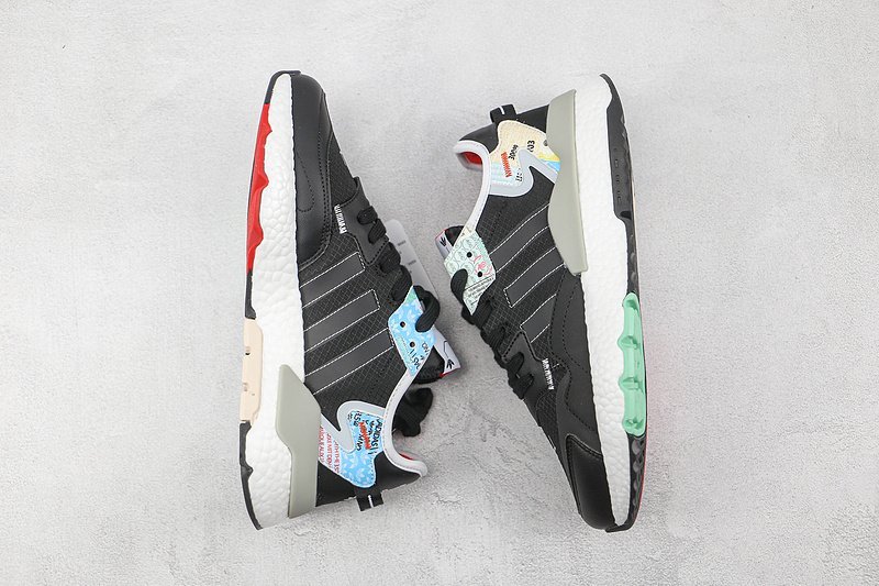 Adidas Nite Jogger "Black/White" фото № 6