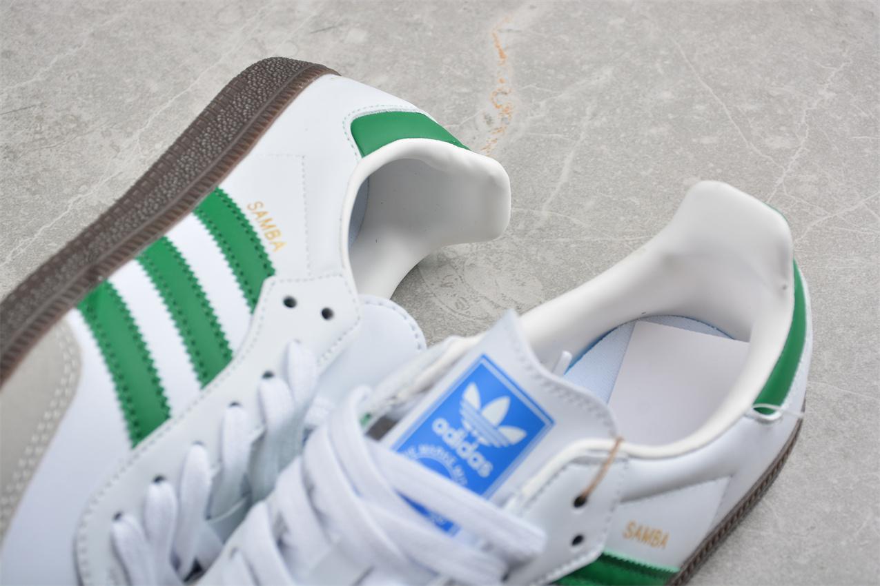 Adidas Originals Samba OG "White Green" фото № 8