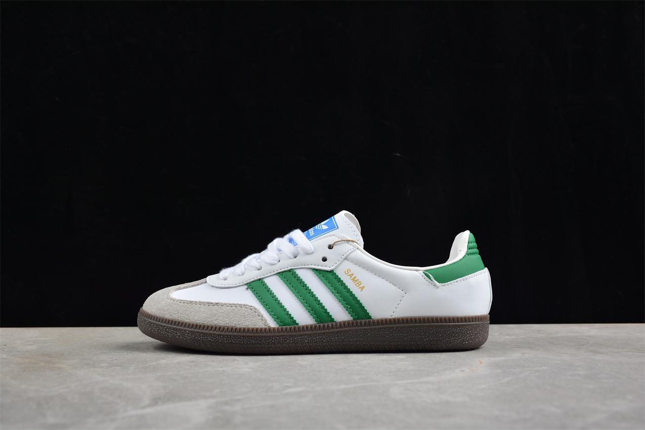 Adidas Originals Samba OG "White Green" фото № 2
