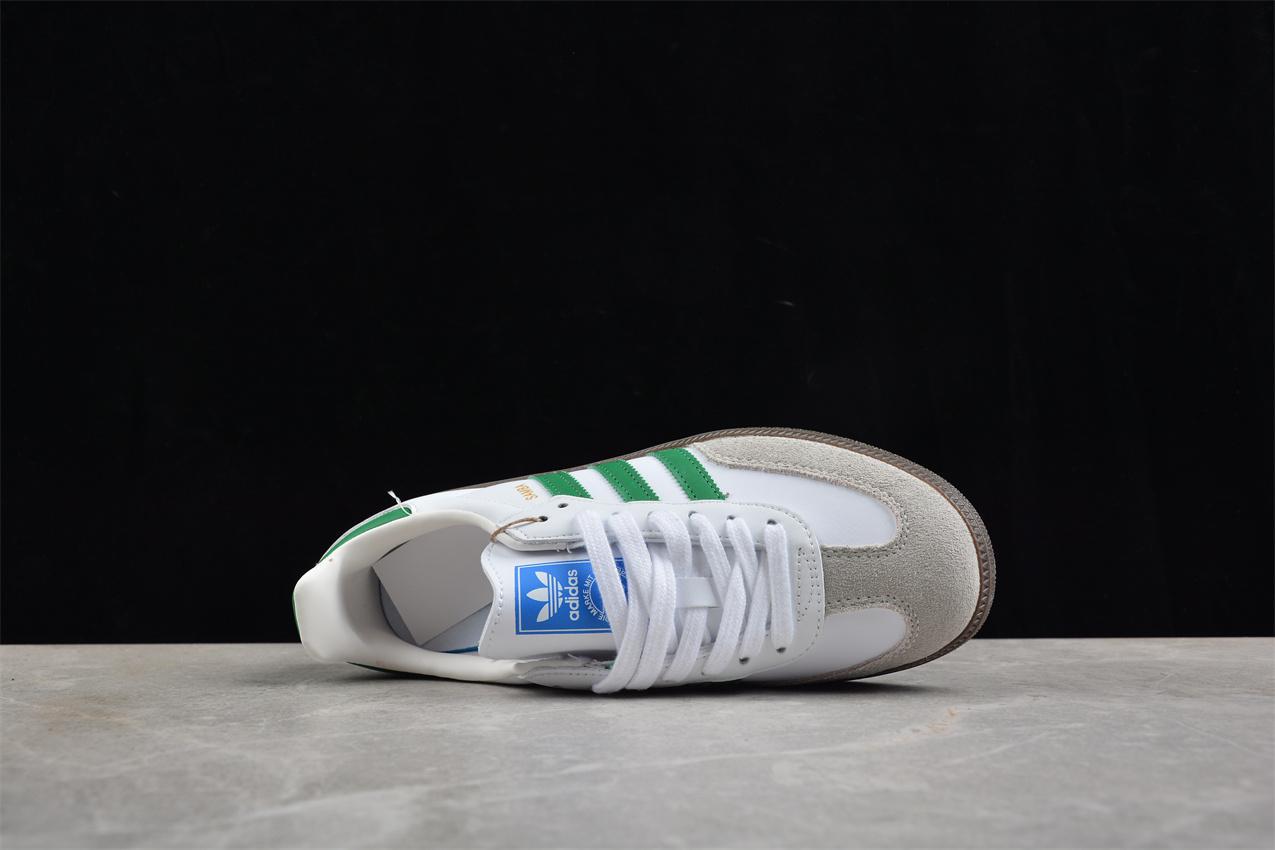 Adidas Originals Samba OG "White Green" фото № 3