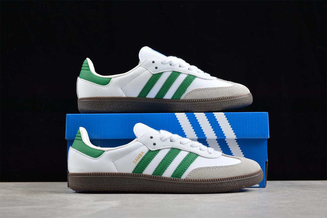 Adidas Originals Samba OG "White Green" фото № 9