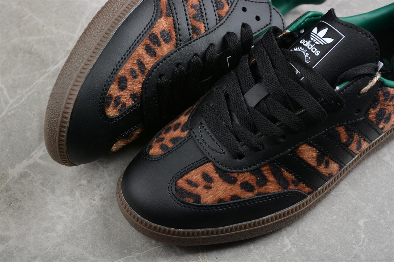 Adidas Samba OG "Black Green Leopard" фото № 6
