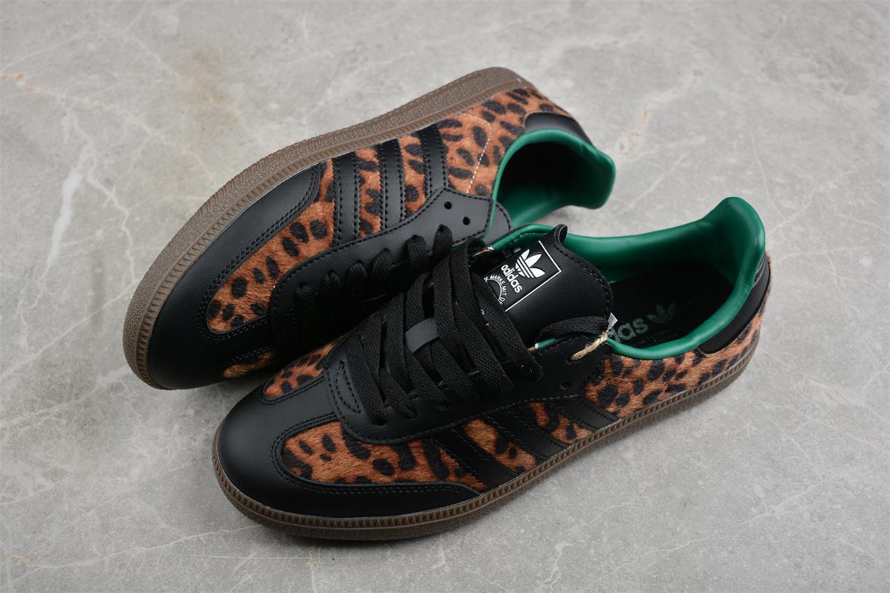 Adidas Samba OG "Black Green Leopard" фото № 5