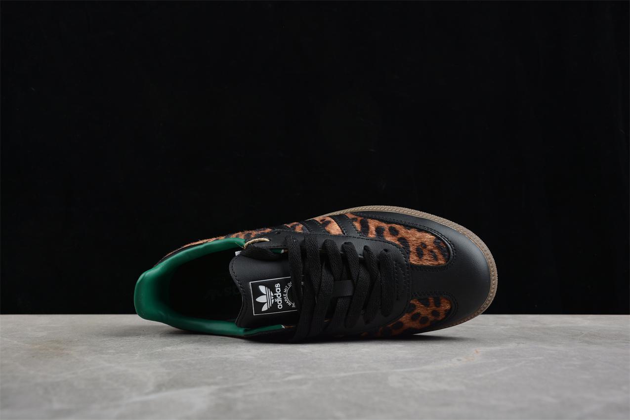 Adidas Samba OG "Black Green Leopard" фото № 3