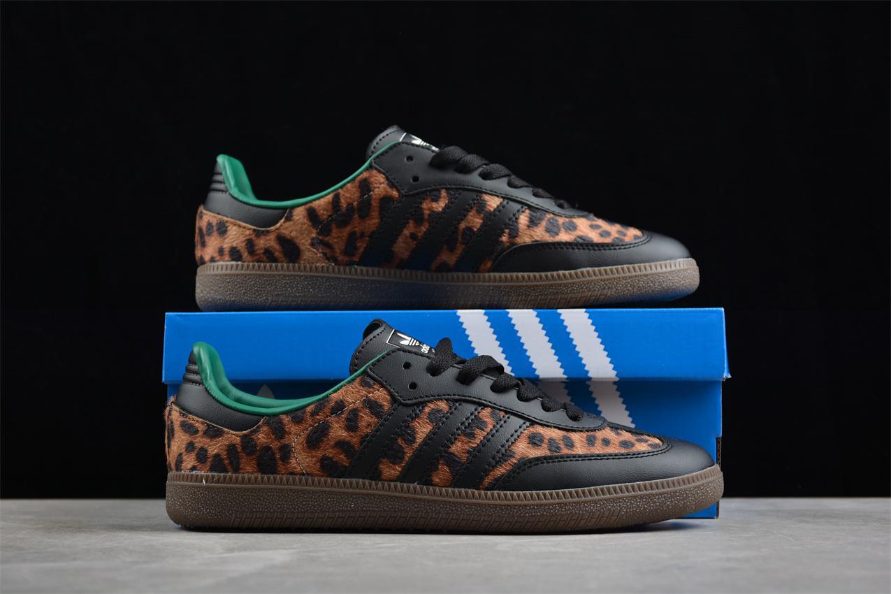 Adidas Samba OG "Black Green Leopard" фото № 8