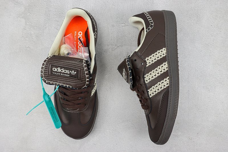 Wales Bonner x Adidas Samba "Black" фото № 7