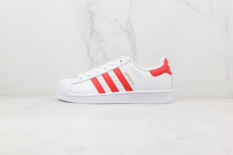 Adidas Superstar "White/Red" фото № 2