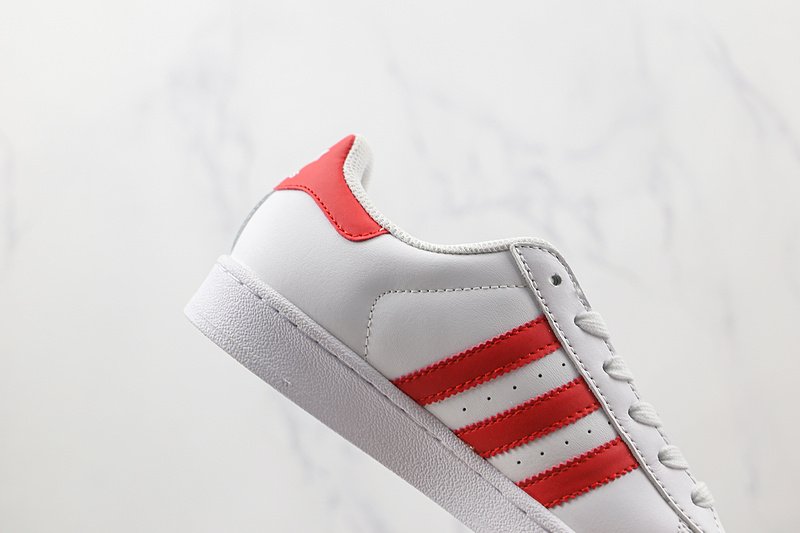 Adidas Superstar "White/Red" фото № 4