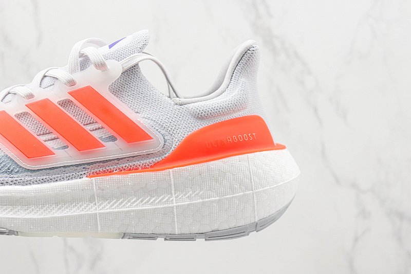 Adidas Ultraboost Light "White/Gray/Red/Blue" фото № 4