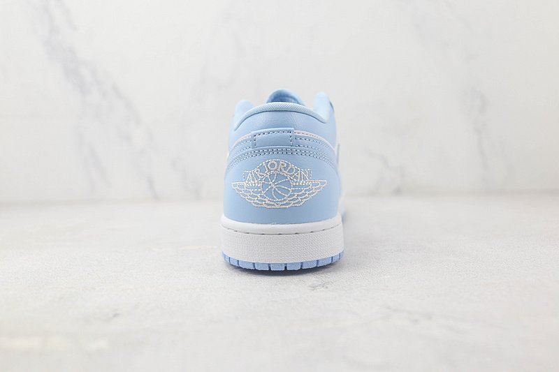 Air Jordan 1 Low "White/Ice Blue" фото № 8