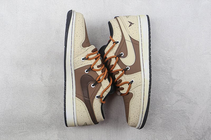 Air Jordan 1 Low "Brown/Beige" фото № 7