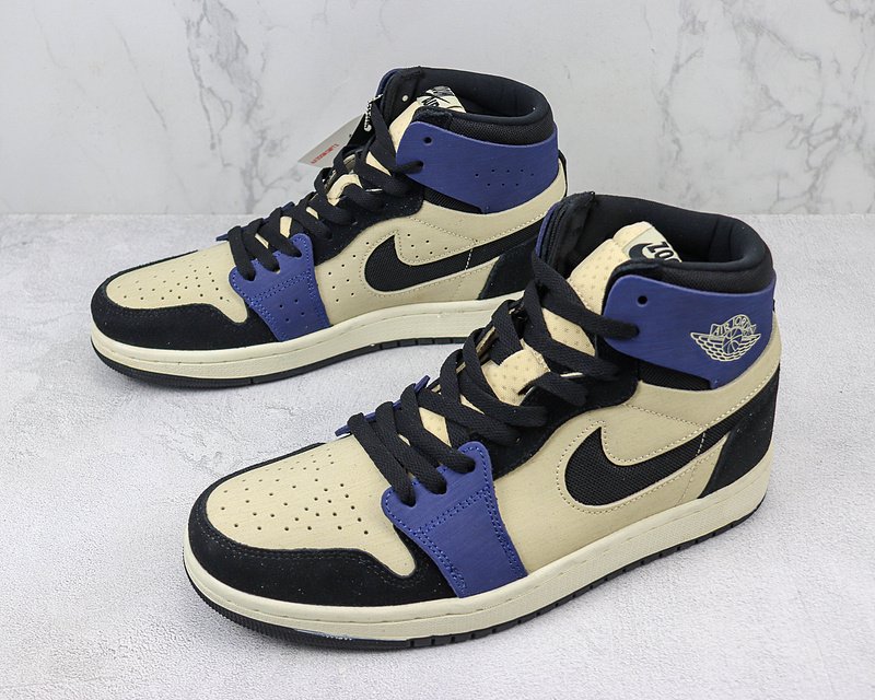 Air Jordan 1 High Zoom CMFT "Blackened Blue" фото № 5