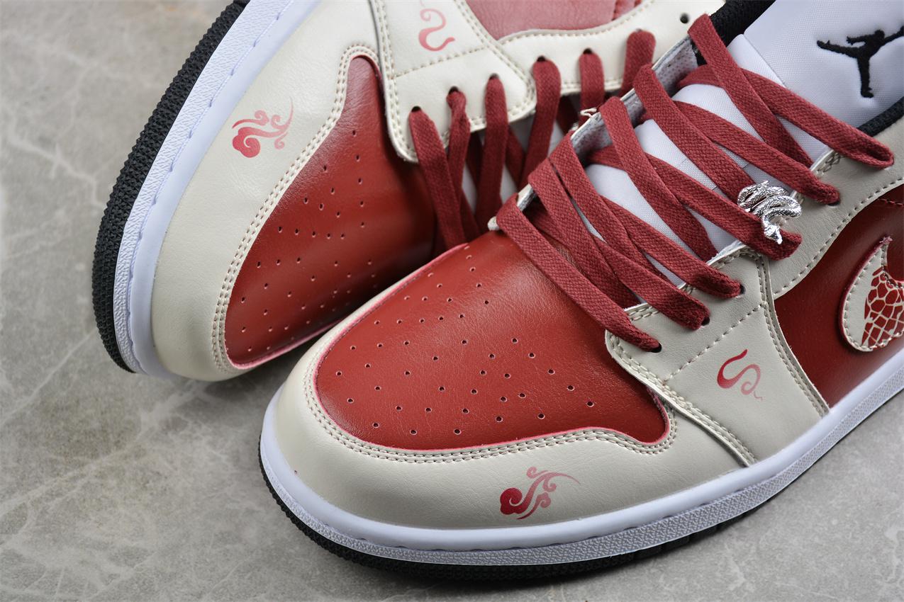 Air Jordan 1 Low "Crimson Wave" фото № 4