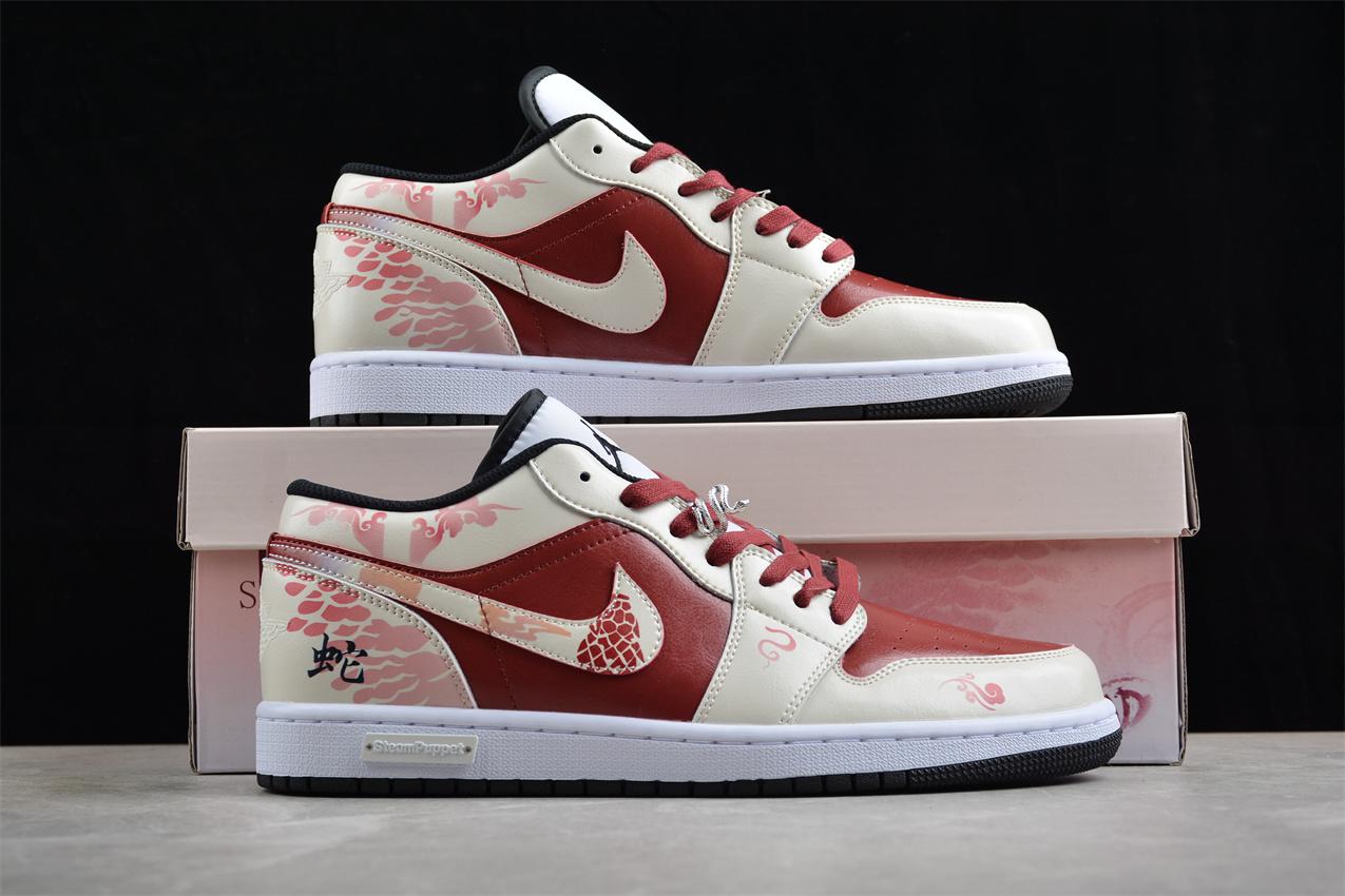 Air Jordan 1 Low "Crimson Wave" фото № 6