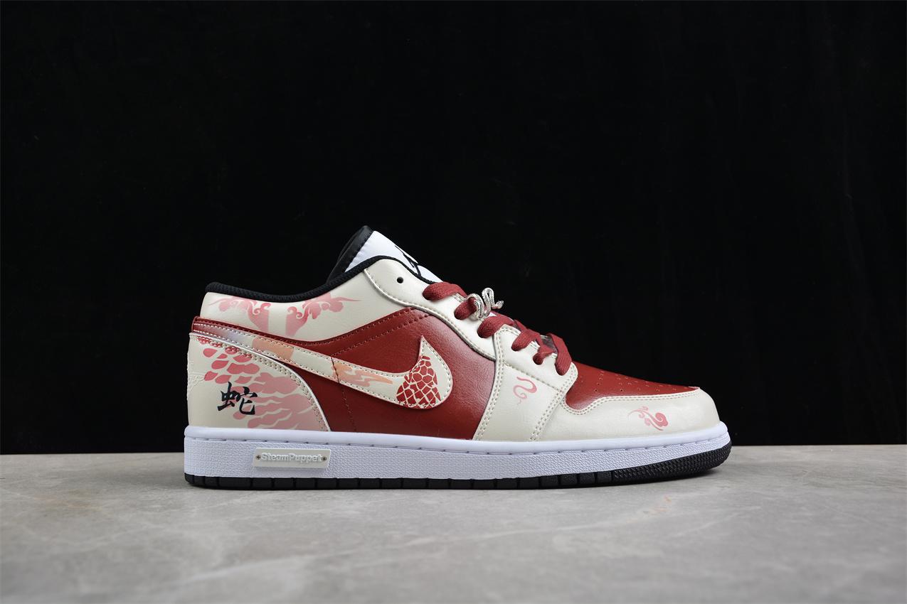 Air Jordan 1 Low "Crimson Wave" фото № 5