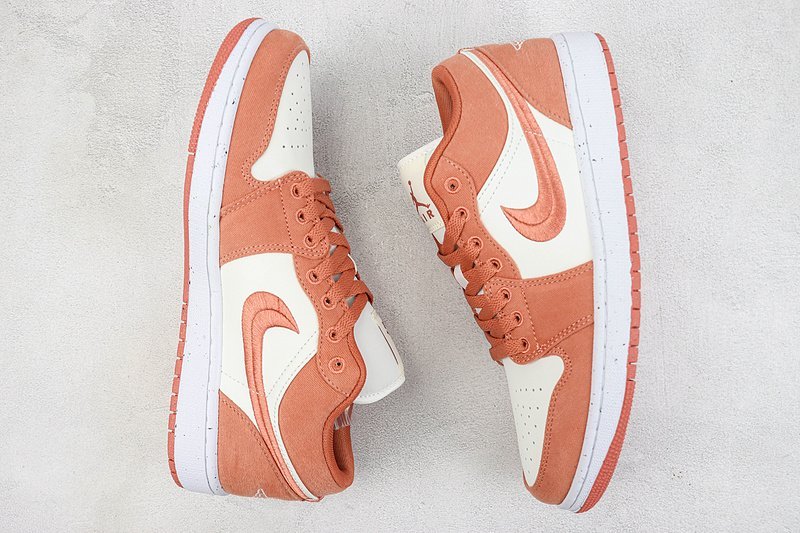 Air Jordan 1 Low "Canvas/Pink" фото № 6