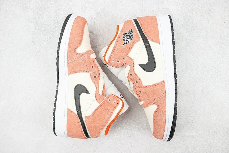 Air Jordan 1 Mid SE "Orange Suede" фото № 7