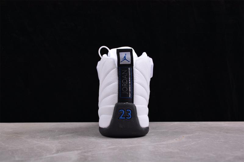 Air Jordan 12 Retro "Black/White/Blue" фото № 9