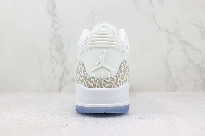 Air Jordan 3 "Triple White/Light Blue" фото № 9