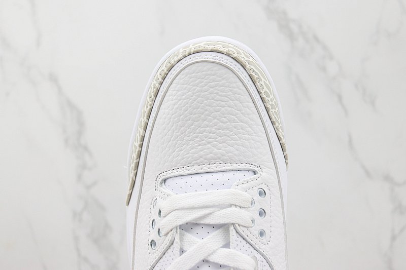 Air Jordan 3 "Triple White/Light Blue" фото № 4