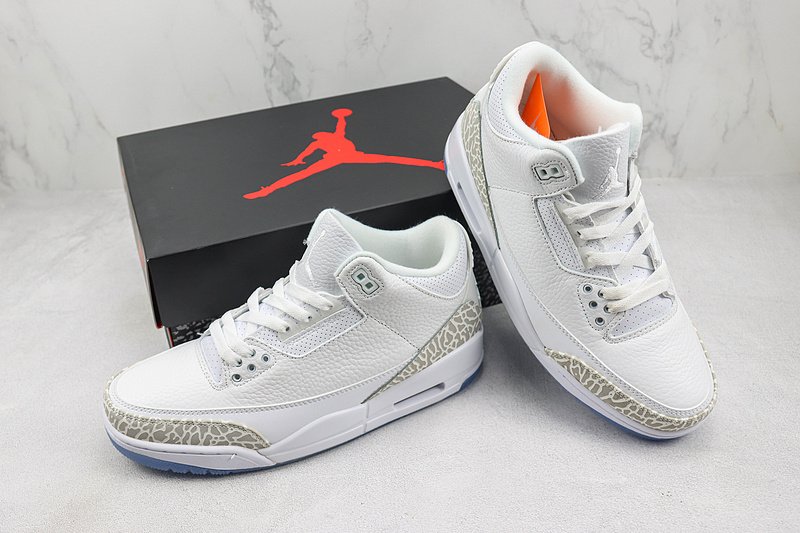 Air Jordan 3 "Triple White/Light Blue" фото № 5