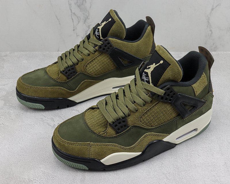Air Jordan 4 Craft "Medium Olive" фото № 5