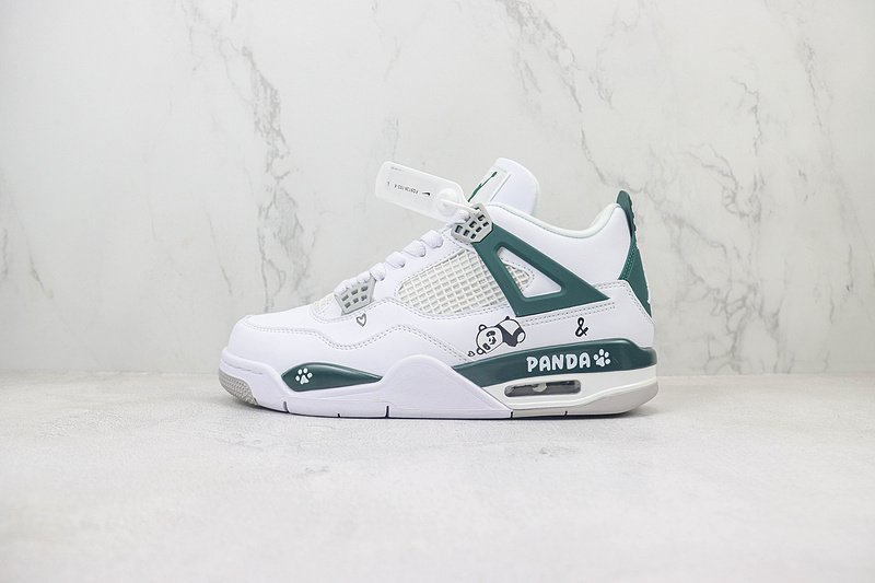 Air Jordan 4 "White/Pine Green/Panda" фото № 2