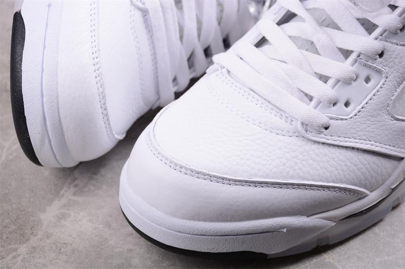 Air Jordan 5 Retro "Double White/Black" фото № 3
