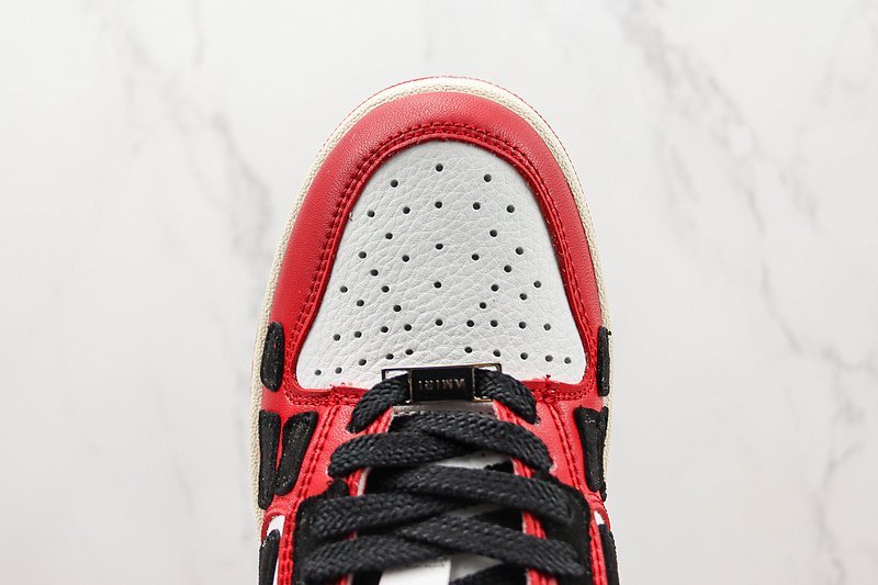 Amiri Skel Top Low "White/Red/Black" фото № 4