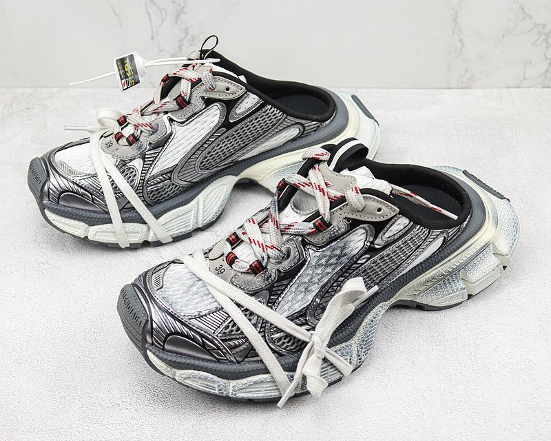 Balenciaga 3XL Mule "Silver" фото № 5